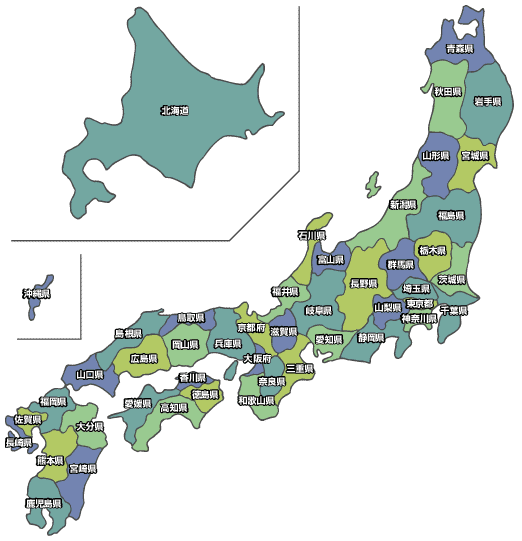 日本地図